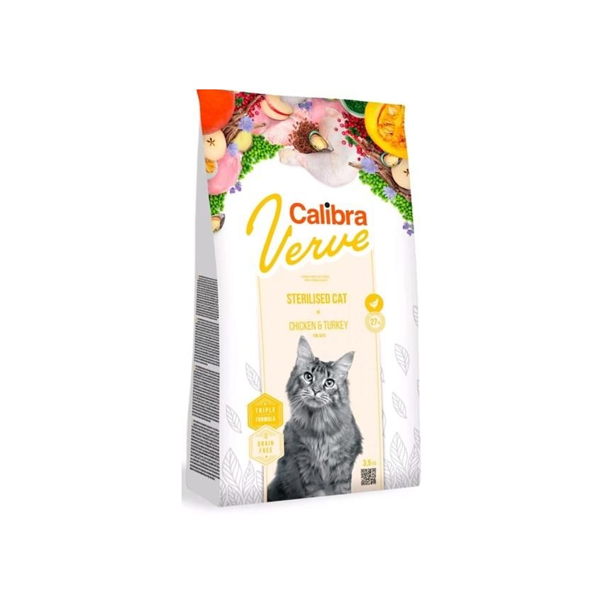 Calibra Cat Verve GF Sterilised Chicken&Turkey 3,5 kg